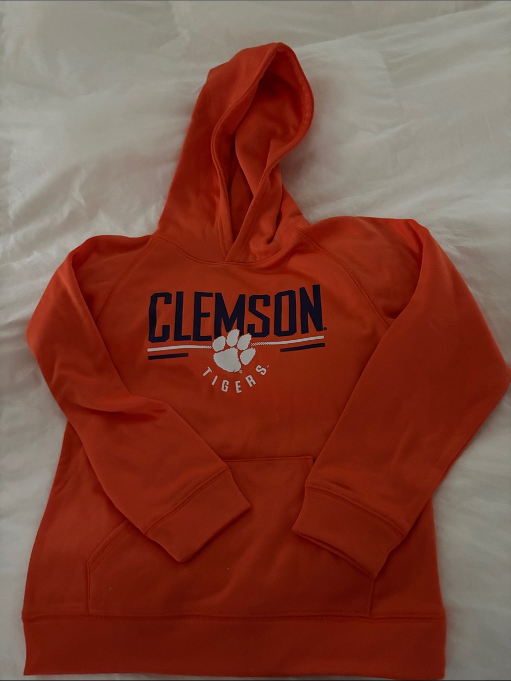 Champion Clemson Tigers youth Orange Hoodie size M